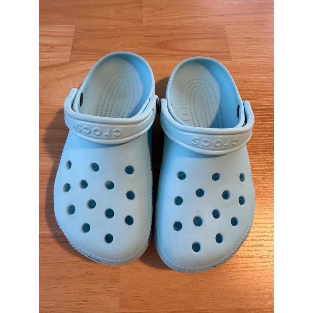Crocs Classic Clogs Light Blue Mens 5 Womens 7 Unisex Slip On Shoes 10001-4SS